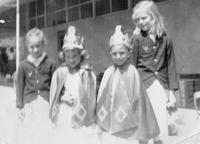 Jackie Mangini and friends c 1955.jpg